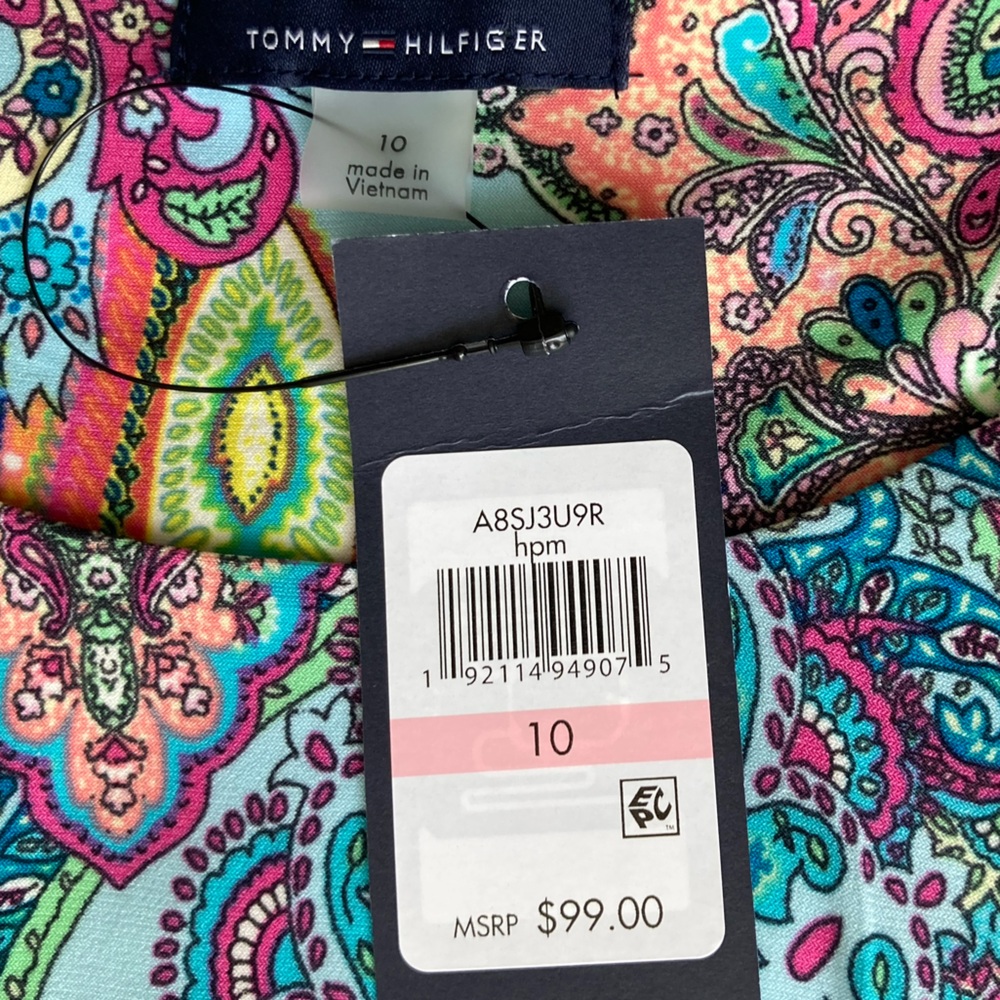 Tommy Hilfiger Colorful Paisley Dress - Picture 8 of 8